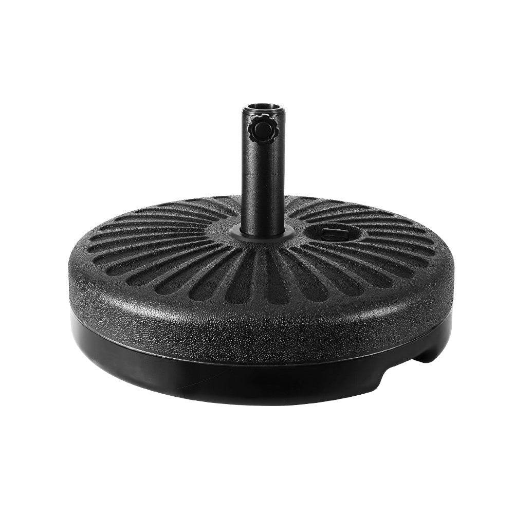 Instahut Outdoor Umbrella with Base Pole Stand Garden Sun Patio Tilt UV Protection