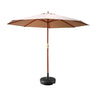 Instahut Outdoor Umbrella with Base Pole for Garden, Deck and Patio Sun Stand