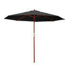 Instahut 3m Outdoor Umbrella Pole Umbrellas Beach Garden Sun Stand Patio