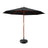 Instahut Outdoor Umbrella with Base Pole for Garden, Deck and Patio Sun Stand