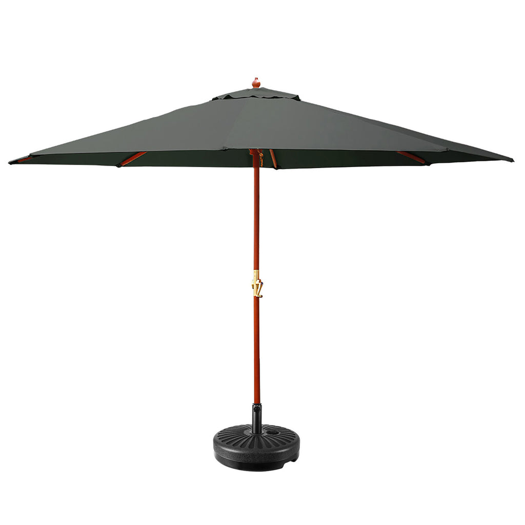 Instahut Outdoor Umbrella with Base Pole for Garden, Deck and Patio Sun Stand