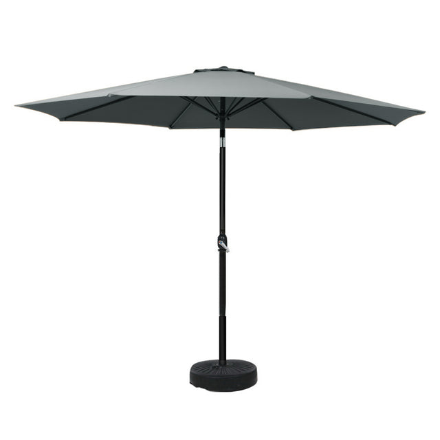 Instahut Outdoor Umbrella Base Beach Pole Garden Tilt Sun Patio UV Canopy