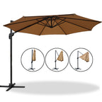 Instahut 3m Outdoor Umbrella Cantilever 360 Degree Tilt Beach Roma Parasol