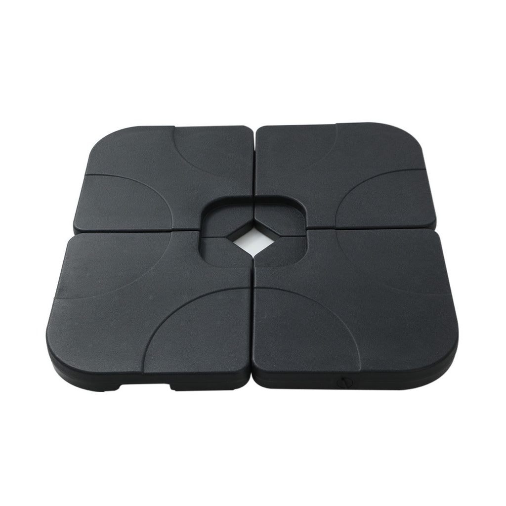 Instahut Outdoor Umbrella Canopy w/Base Cantilever Beach Roma 360 Degree Tilt