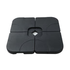 Instahut Outdoor Umbrella Canopy w/Base Cantilever Beach Roma 360 Degree Tilt