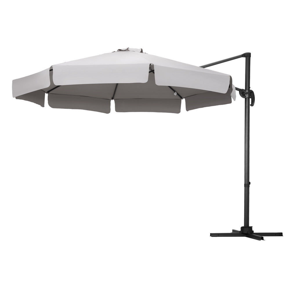 Instahut 3m Outdoor Umbrella Cantilever 360 Degree Tilt Beach Roma Parasol