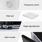 Devanti 31L Small Upright Freezer Vertical Freezer Black