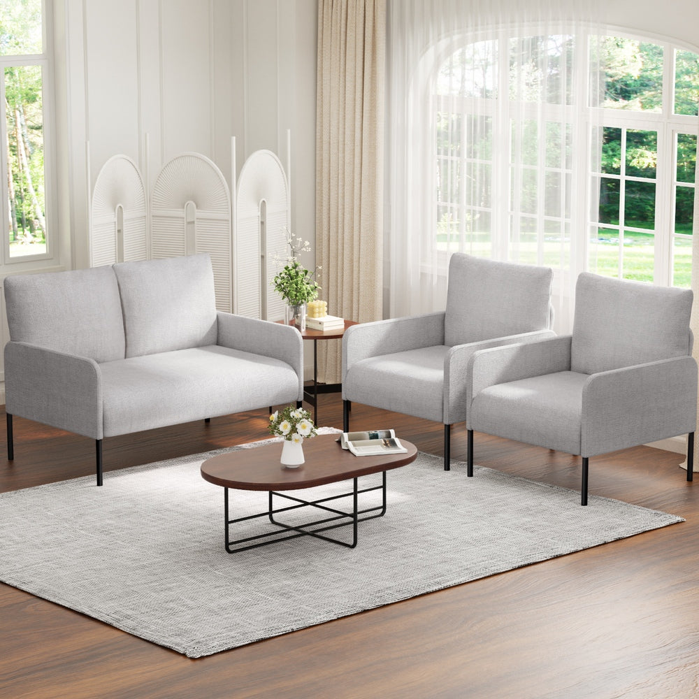Artiss Kane 4-Seater Armchair Sofa Set