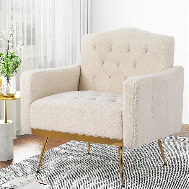 Artiss Nicole Boucle Armchair in Beige