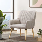 Artiss Sebastini Beige Fabric Armchair
