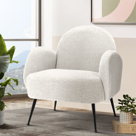 Artiss Hanes Boucle Armchair - Luxurious Comfort in Various Colors