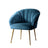 Artiss Eloise Velvet Armchair in Grey