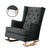 Artiss Gaia Fabric Rocking Chair - Elegant Convertible Design in Multiple Colors
