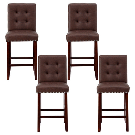 Artiss Ergonomic Wooden Bar Stools Set of 4