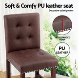 Artiss Ergonomic Wooden Bar Stools Set of 4