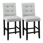Artiss Ergonomic Tufted Bar Stools Set of 2