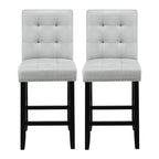 Artiss Ergonomic Tufted Bar Stools Set of 2