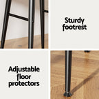 Artiss Set of 4 Round Bar Stools