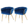Luxurious Velvet Armchair Dining Chairs Set