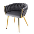 Luxurious Velvet Weaving Dining Chair