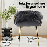 Luxurious Velvet Armchair Dining Chairs Set