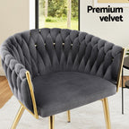 Luxurious Velvet Armchair Dining Chairs Set