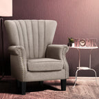 Artiss Andrew Wingback Armchair in Beige