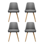 Set of 4 Retro-Modern Dining Chairs