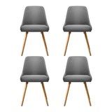 Set of 4 Retro-Modern Dining Chairs