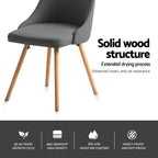 Set of 4 Retro-Modern Dining Chairs