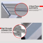 Elegant 8-Grid Storage Rack Organizer