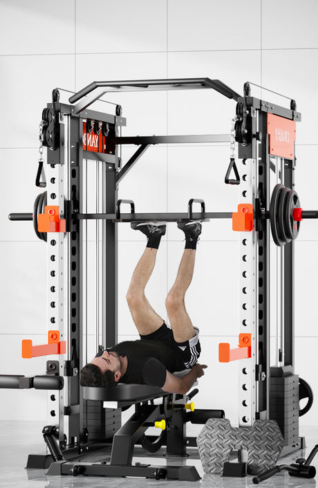 SmartFit M1 Max 140kg Multi-Functional Smith Machine Elevate your home gym experience.