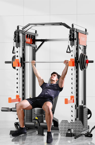 SmartFit M1 Max 140kg Multi-Functional Smith Machine Elevate your home gym experience.