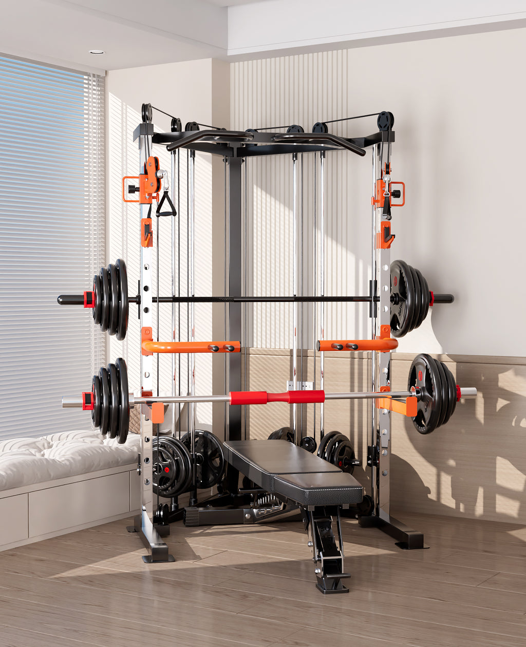 SmartFit C3 Max Multi-Functional Trainer Machine  

Ultimate home gym solution for all exercises.