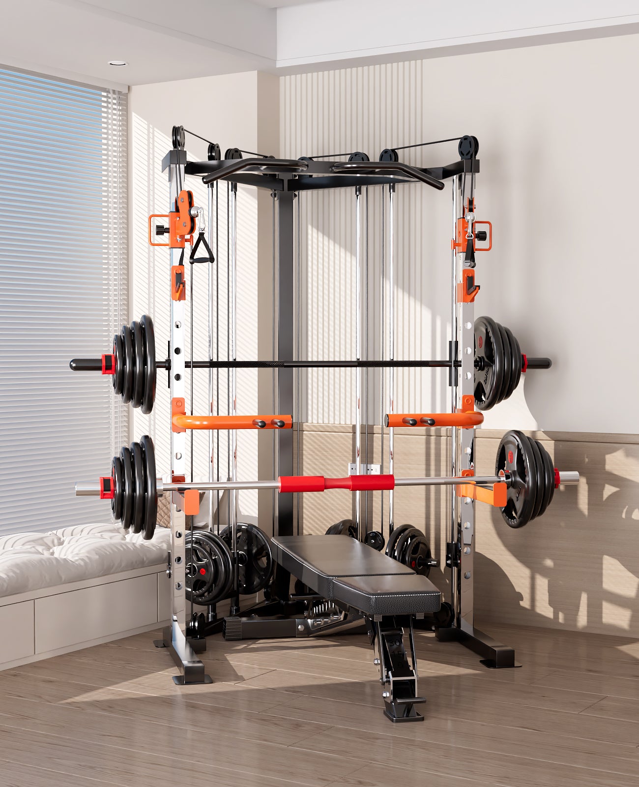 SmartFit C3 Max Multi-Functional Trainer Machine  

Ultimate home gym solution for all exercises.