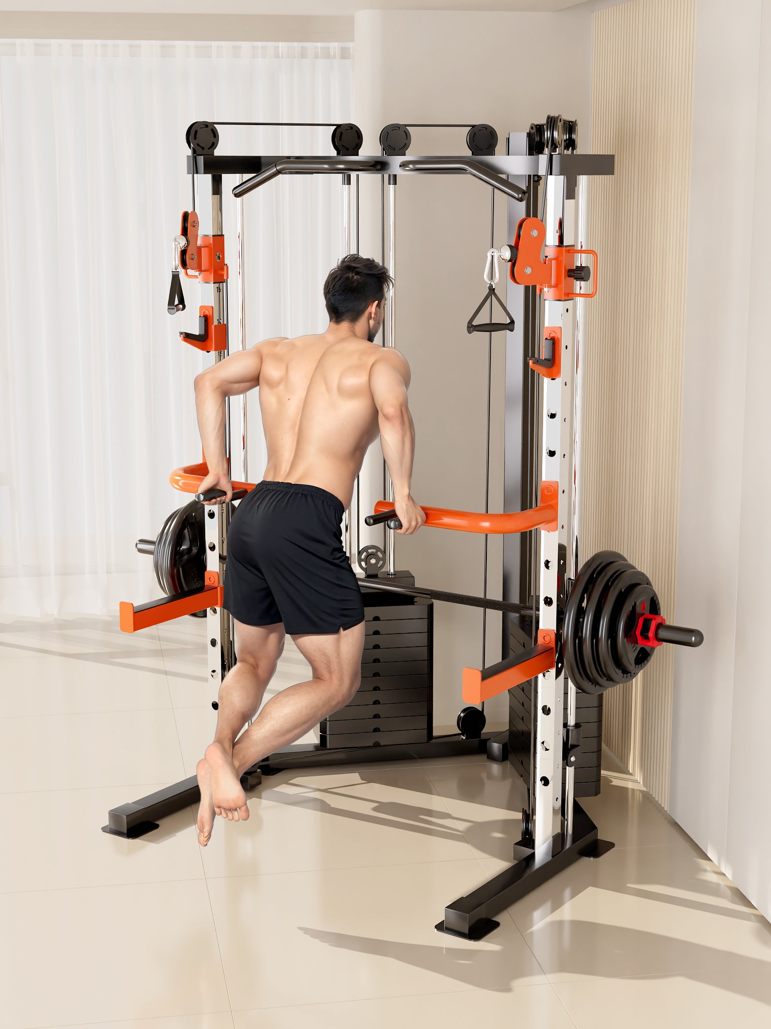 SmartFit C3 Max Multi-Functional Trainer Machine  

Ultimate home gym solution for all exercises.