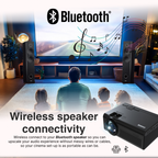 Laser 720P Bluetooth LED Projector