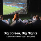 Laser 220 Series Bluetooth Projector with Screen