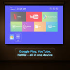 Retro Gaming Projector with 80 Games