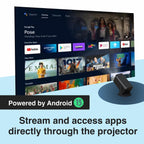 1080P Multi-Angle LED Projector with Android 13