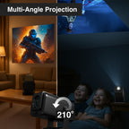 1080P Multi-Angle LED Projector with Android 13
