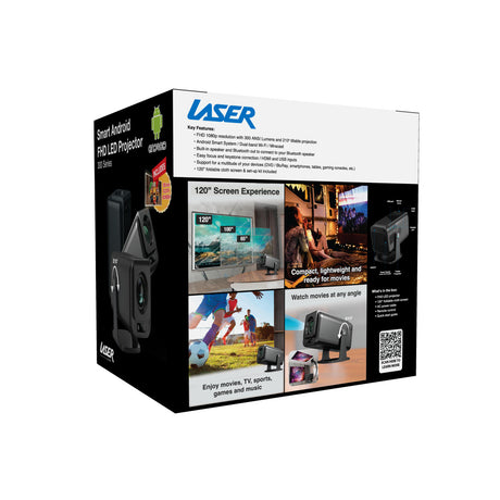 1080P Multi-Angle LED Projector with Android 13