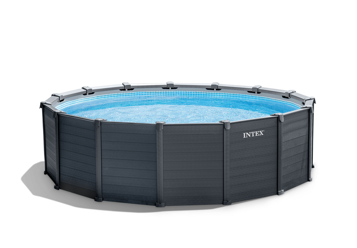 Intex Graphite Grey Panel Pool 4.78m x 1.24m