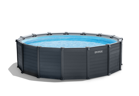 Intex Graphite Grey Panel Pool 4.78m x 1.24m