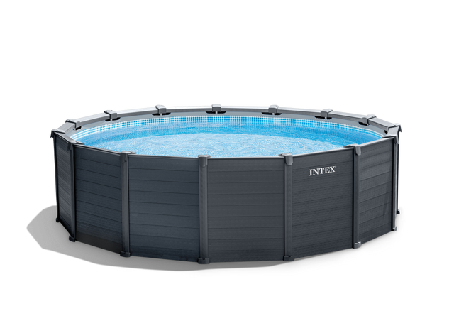 Intex Graphite Grey Panel Pool 4.78m x 1.24m