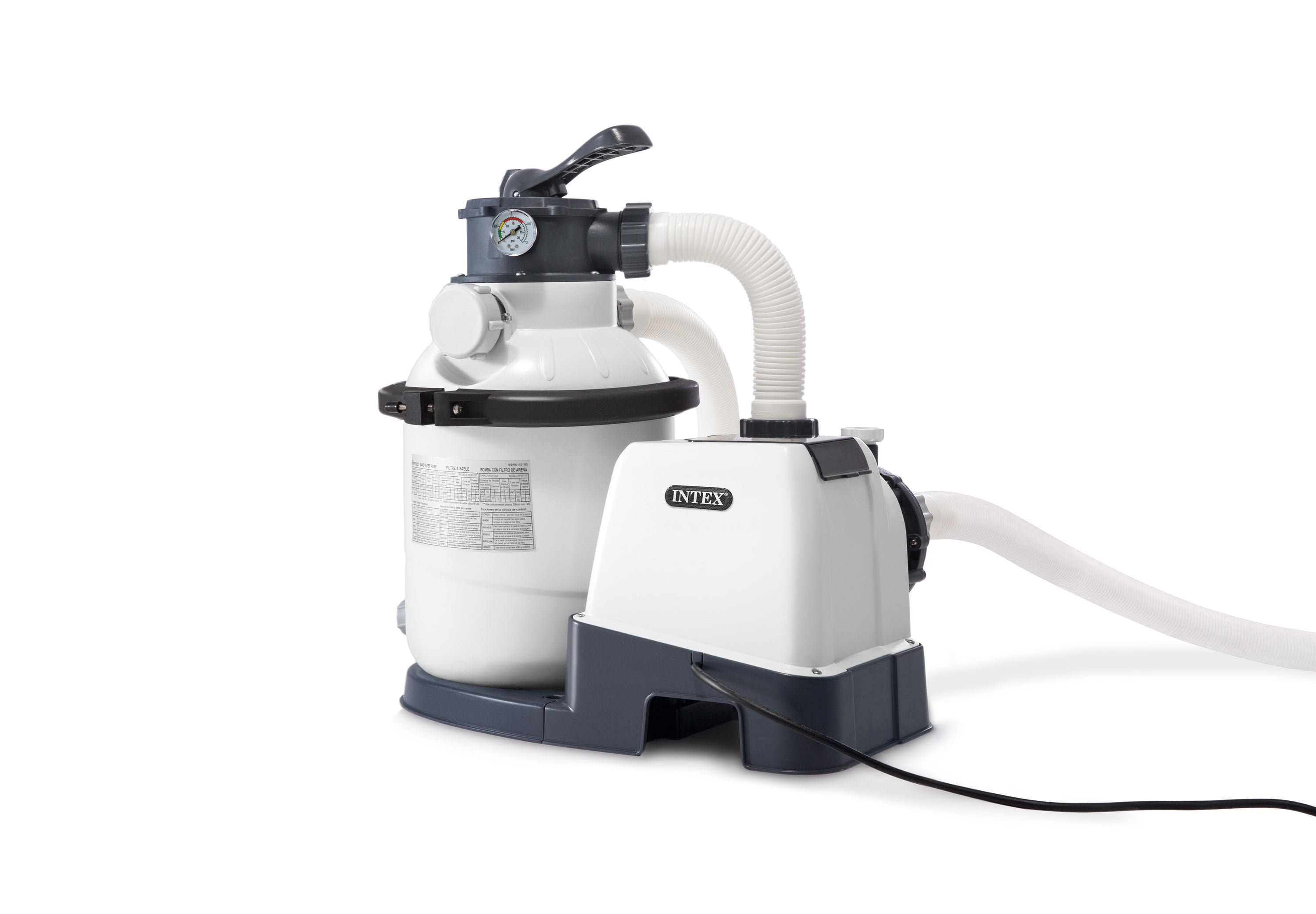 Intex Graphite Grey Panel Pool 4.78m x 1.24m