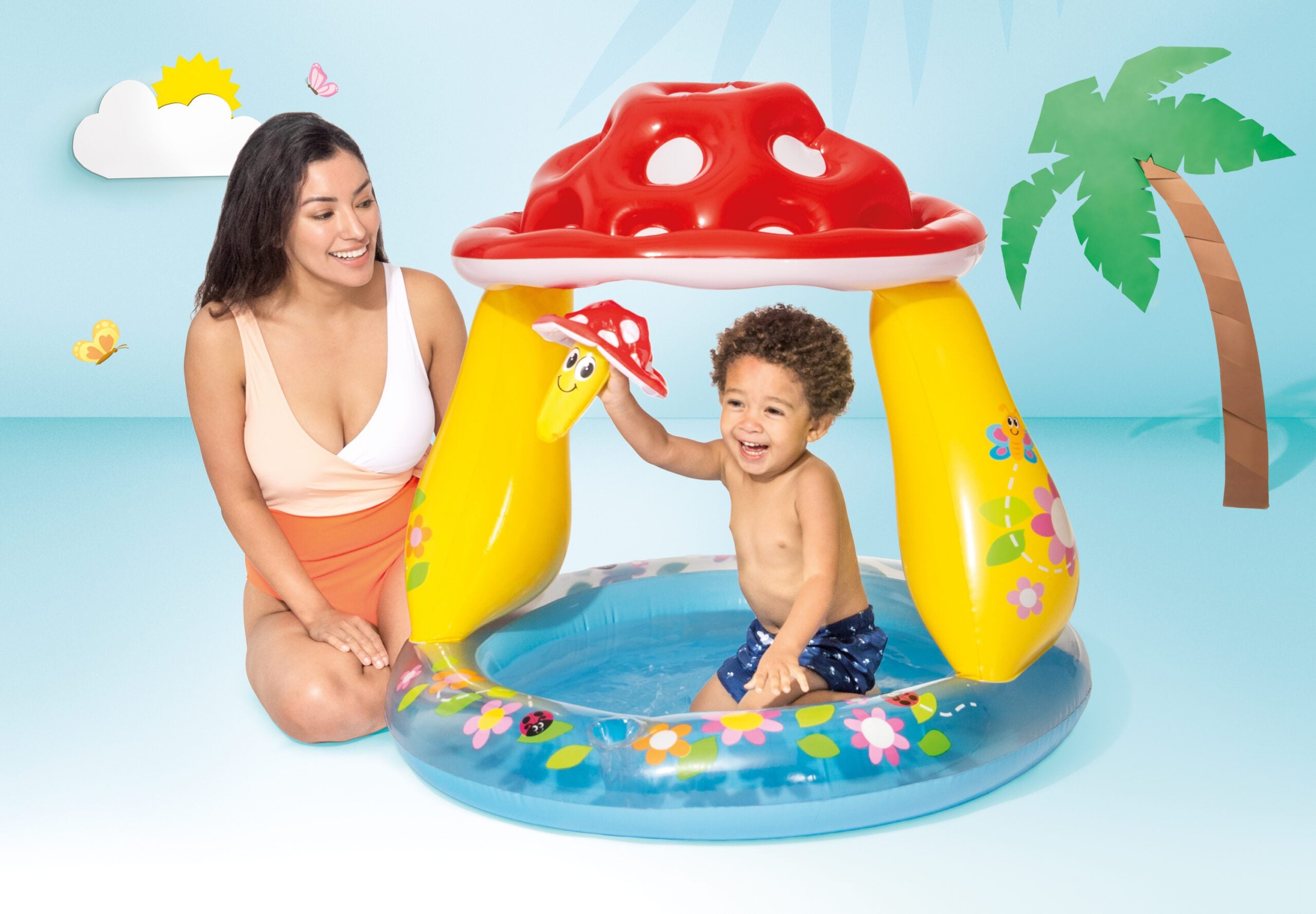 Intex Mushroom Inflatable Kiddie Pool