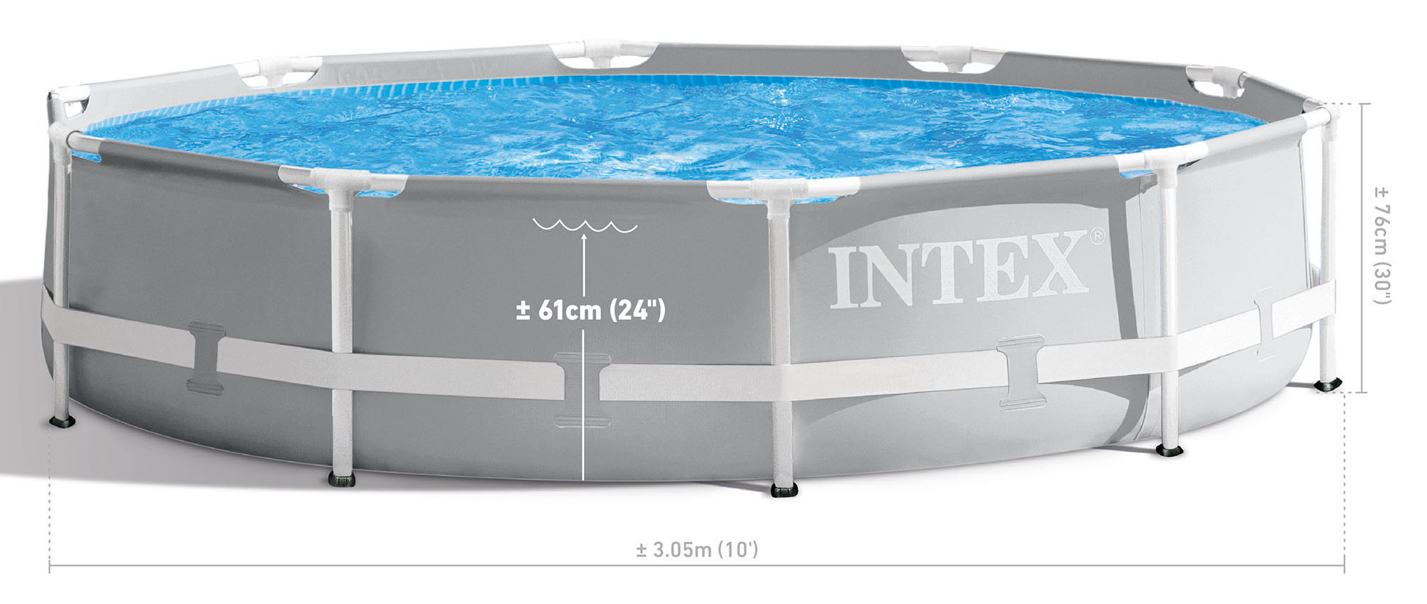 Intex PRISM 10' Metal Frame Pool