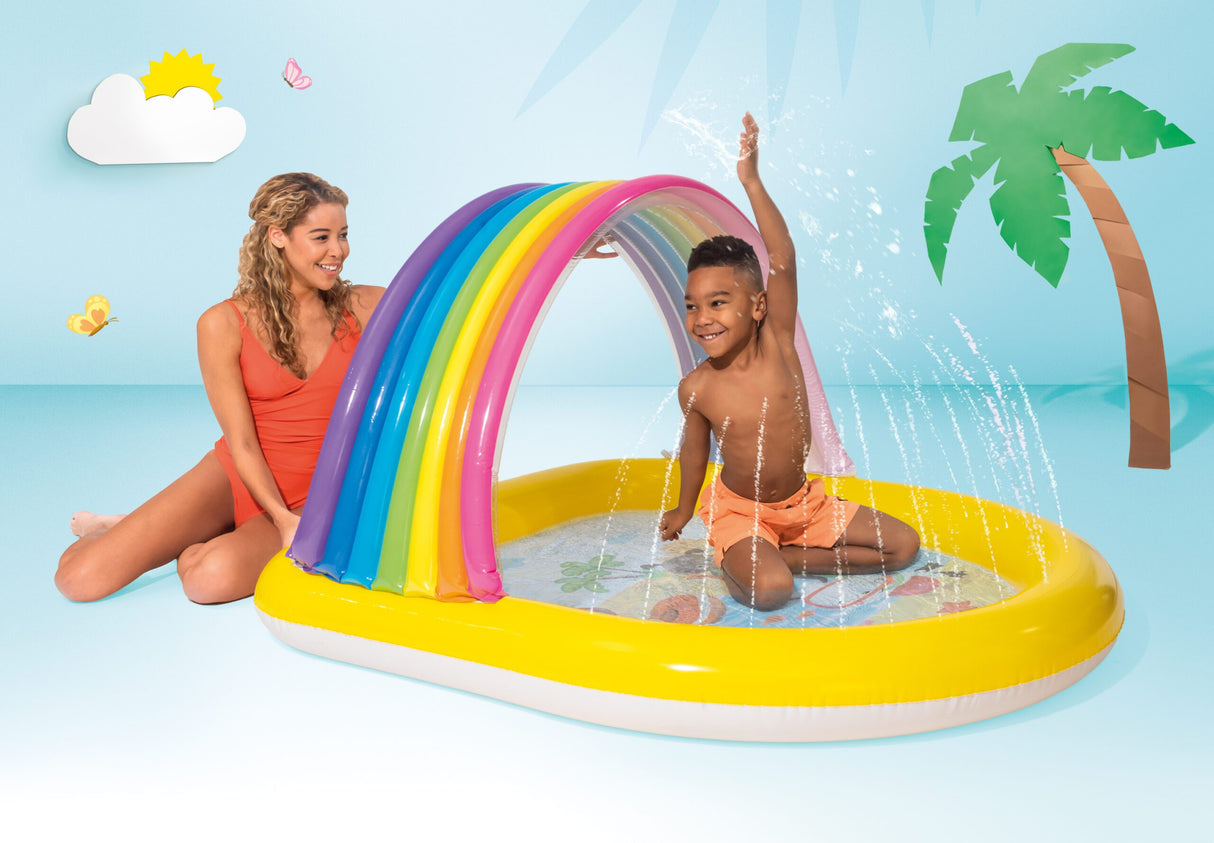 Intex Rainbow Arch Inflatable Kiddie Pool