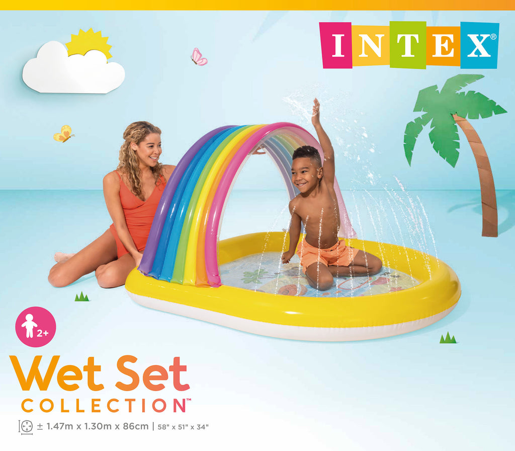 Intex Rainbow Arch Inflatable Kiddie Pool